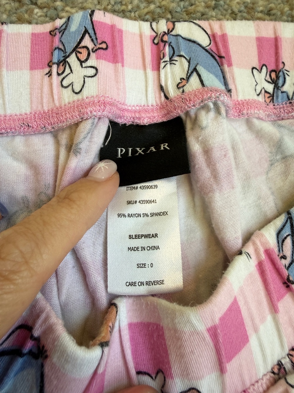 Ratatouille women’s torrid Disney Pixar Pajama Set size XL-1X - Picture 2 of 3